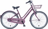 Vélo pour fille Alpina Mood 26 pouces - Dark Mauve Matt R3 - 3 vitesses - Vélo pour enfants avec panier violet