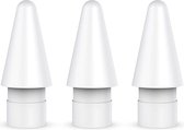 Replacement Tips Voor Apple Pencil Generation 1 en 2 | 3 Stuks | Eenvoudig Apple Pencil punt vervangen | Wit