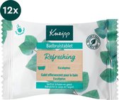 Kneipp badbruistablet - Refreshing - Mint en eucalyptus - Grootverpakking - Voordeelverpakking - 12 x 80 gr