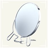 MARBEAUX Make up Spiegel - Rond - Met Vergroting - Kantelbaar - Compact - 14 cm - Scheerspiegel - Staand