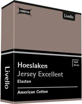 Livello Hoeslaken Jersey Excellent Taupe 250 gr 180x200 t/m 200x220
