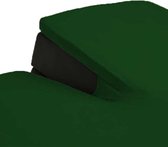 Hoeslaken Split Topper Dubbel Jersey Groen 200x230 + 30 cm
