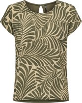 ONLY ONLVIGGA S/S AOP TOP BOX JRS Dames Top - Maat L