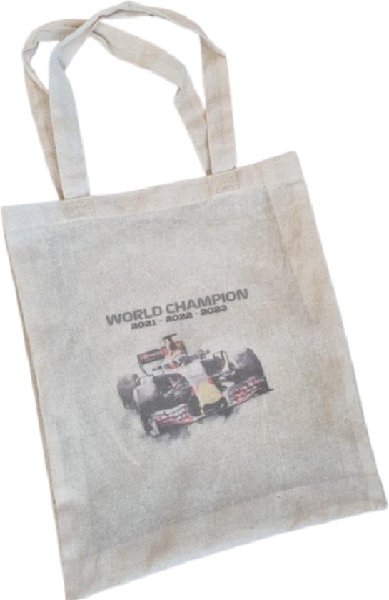 LBM F1 World Champion katoenen tas - 2021 - 2022 - 2023