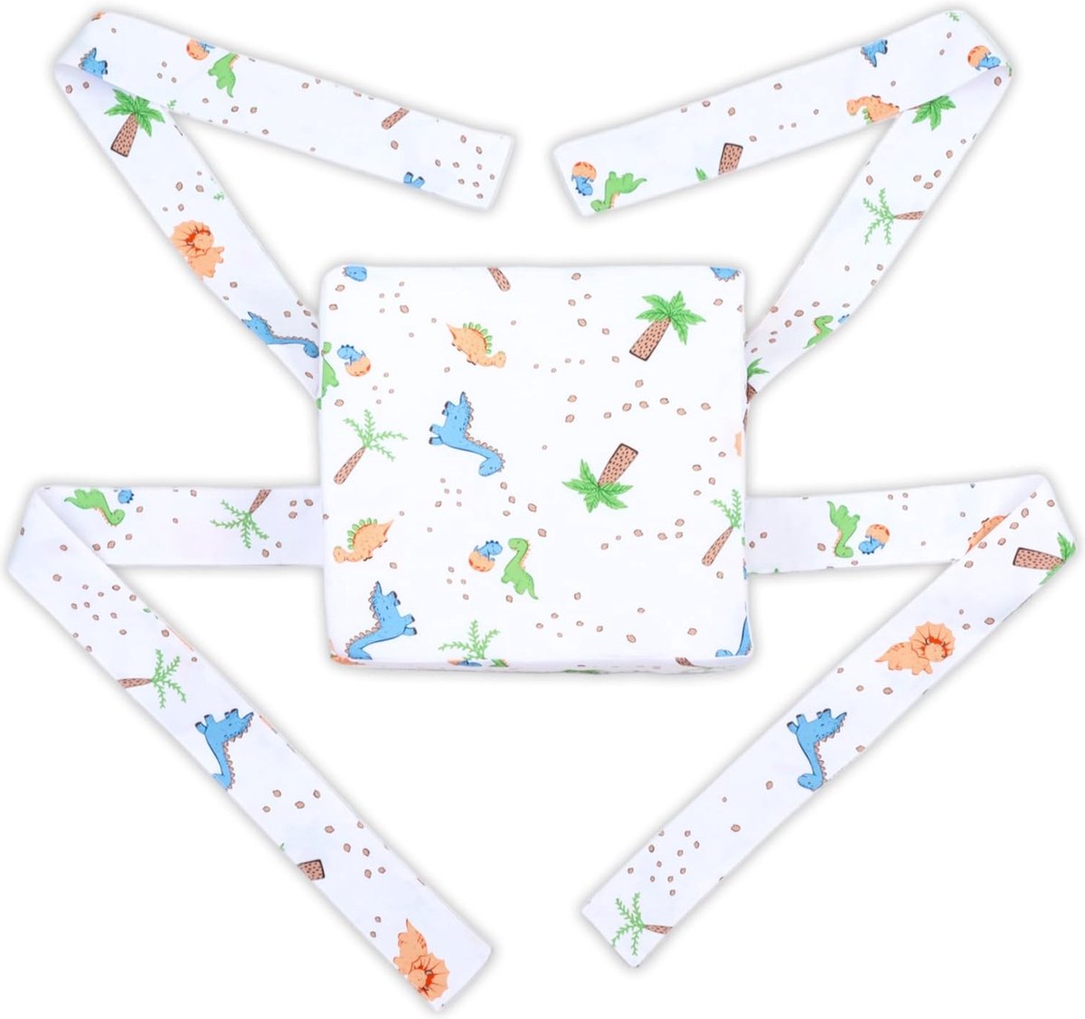 EPE Kind Stoelverhoger voor Eettafel Wasbaar Verwijderbaar Zitverhoging Kussen Antislip Comfortabel 2 in 1Draagbaar Stoelverhogend Kussen met Veiligheidsgordel, Dinosaurus,5cm EPE Kind Stoelverhoger voor Eettafel Wasbaar Verwijderbaar Zitverhoging Kussen Antislip Comfortabel 2 in 1Draagbaar Stoelverhogend Kussen met Veiligheidsgordel, Dinosaurus,5cm