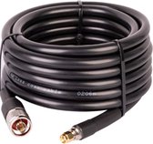 LMR 400 kabel – Low Loss kabel – N-Male naar RP-SMA male 3 meter kabel