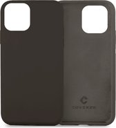 Coverzs Luxe Liquid Silicone case geschikt voor Apple iPhone 13 Mini hoesje - Donker grijs - Geschikt voor iPhone 13 Mini case - Donker grijze case - Beschermhoesje - Backcover hoesje - Donkergrijs