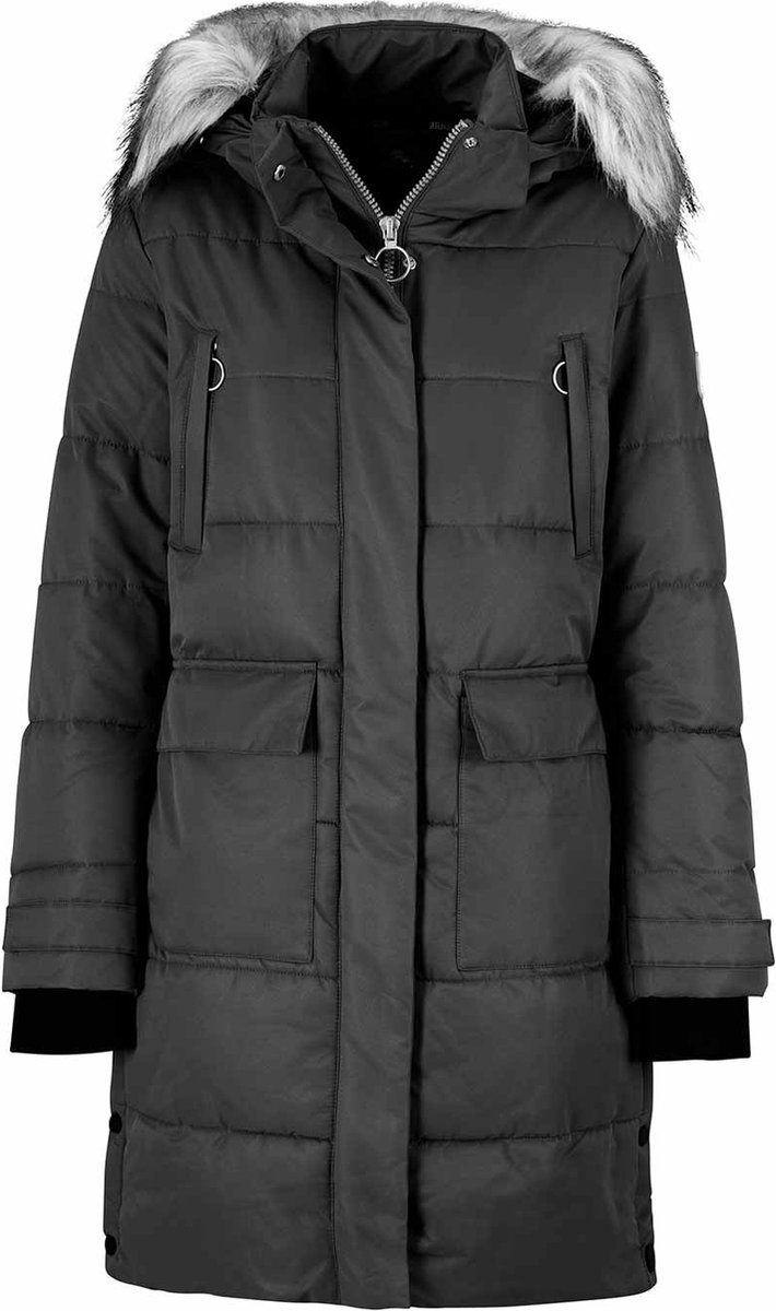 BJØRNSON Frida Winterparka Dames - Warm Gewatteerd - Winddicht - Maat 36 - Zwart