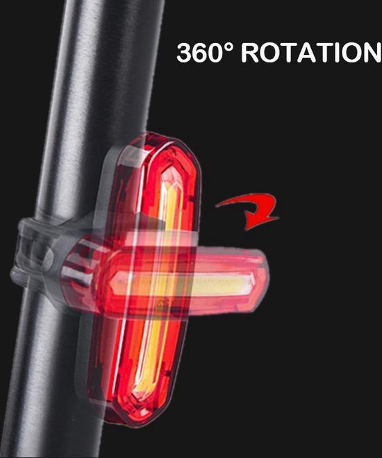Fietslamp - Achterlicht Rood - Oplaadbaar — afbeelding 5