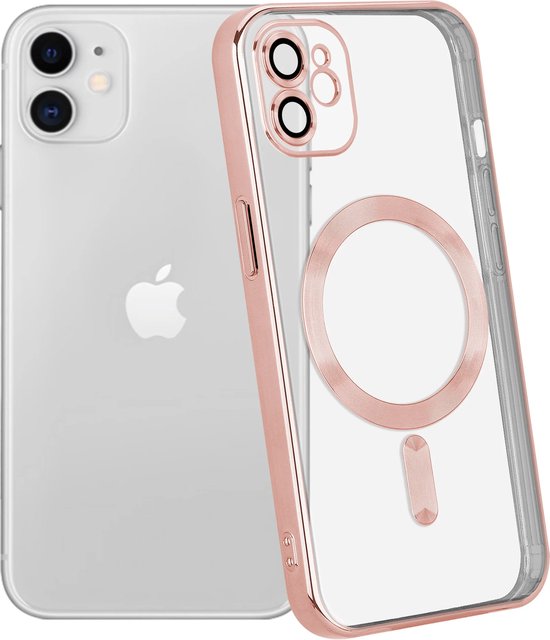CANSHN Magnetische Case voor iPhone 14 Pro met Camera Bescherming Compatibel met MagSafe Doorschijnende Matte Achterkant Schokbestendig Telefoon Hoesje Cover (Donkergroenart