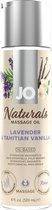 System JO - Naturals Massage Olie Lavendel & Tahitiaanse Vanille 120 ml