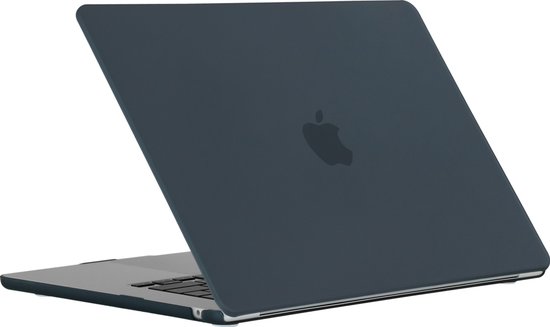 Mobigear - Laptophoes geschikt voor Apple MacBook Air 15 Inch (2023-2024) Hoes Hardshell Laptopcover MacBook Case | Mobigear Matte - Zwart - Model A2941