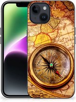 Foto hoesje Geschikt voor iPhone 15 Telefoonhoesje met Zwarte rand Kompas