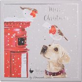 Wrendale Lot de cartes de Noël – « Lettres au Père Noël » Labrador Cartes de Noël de luxe dans une boîte