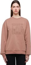WB Comfy Uniseks Oversized Sweatshirt Voor Haar en Hem Bruin - XL
