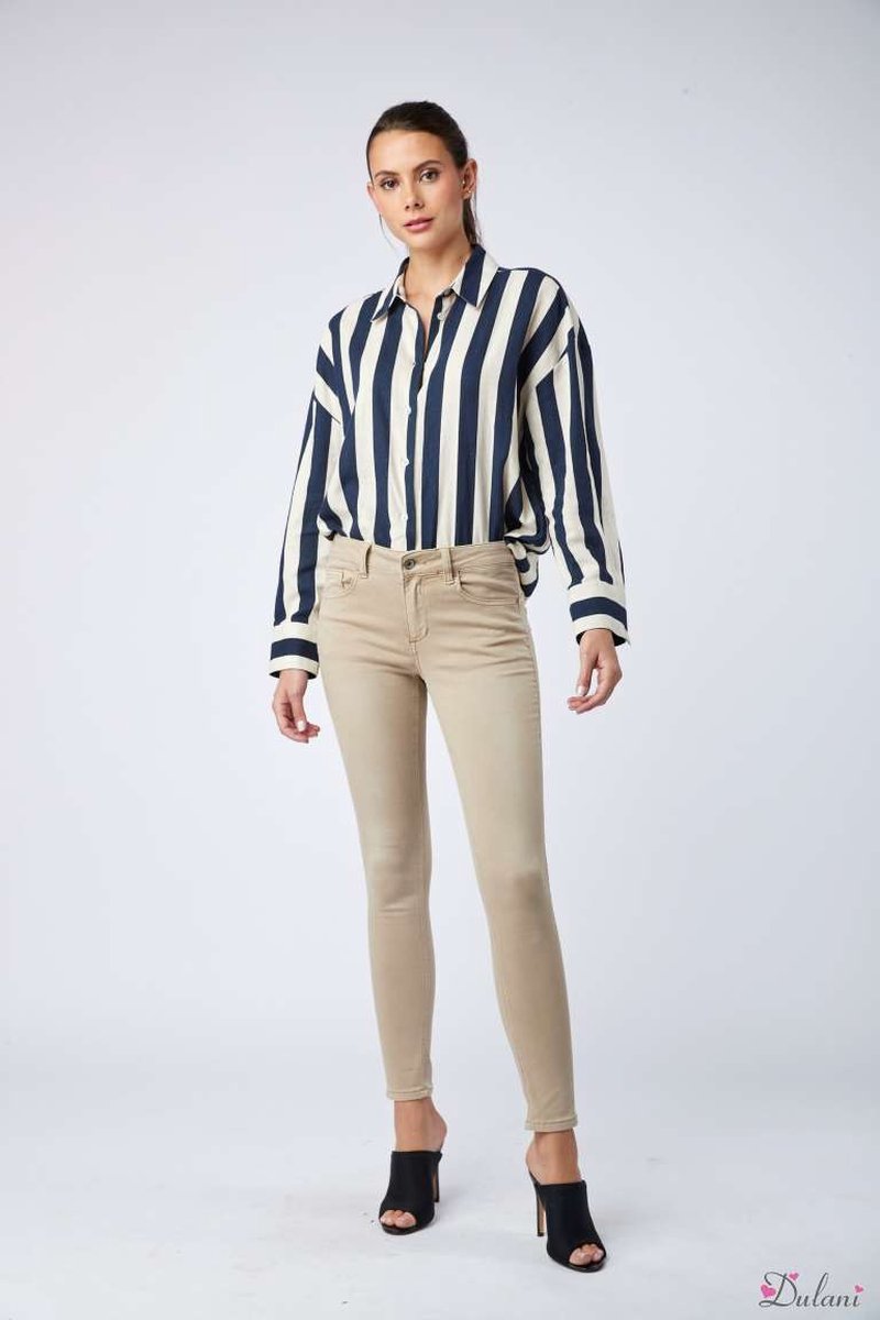 Broek Toxik3 met normale taille beige L750-78