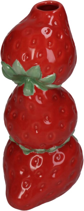 Kersten - Vaas met drie aardbeien 'Strawberry A'