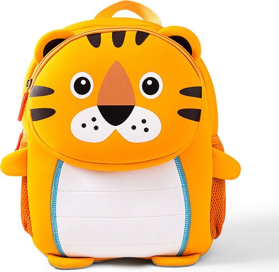 Ychee - Kinder Rugzak Tijger - School - Kinderopvang - Reizen - Peuter - Kleuter - Backpack - Dieren - Tijger