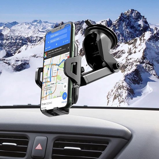 Auto Telefoonhouder voor Suzuki Swift 2013-2018, Dashboard/ventilatierooster/Voorruit Één Knop Ontgrendeling 360°Draaibare Autohouder,A Auto Telefoonhouder voor Suzuki Swift 2013-2018, Dashboard/ventilatierooster/Voorruit Één Knop Ontgrendeling 360°Draaibare Autohouder,A