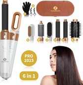 Fleau Beauty Föhnborstel Multistyler - PRO Edition 2023 - Stijltang - Krultang - Hairwrap - Krulborstel - Haardroger - Haarstyler - 6 in 1 Set