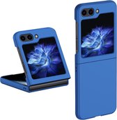 Lunso - Geschikt voor Samsung Galaxy Z Flip5 - Backcover hoes - Blauw
