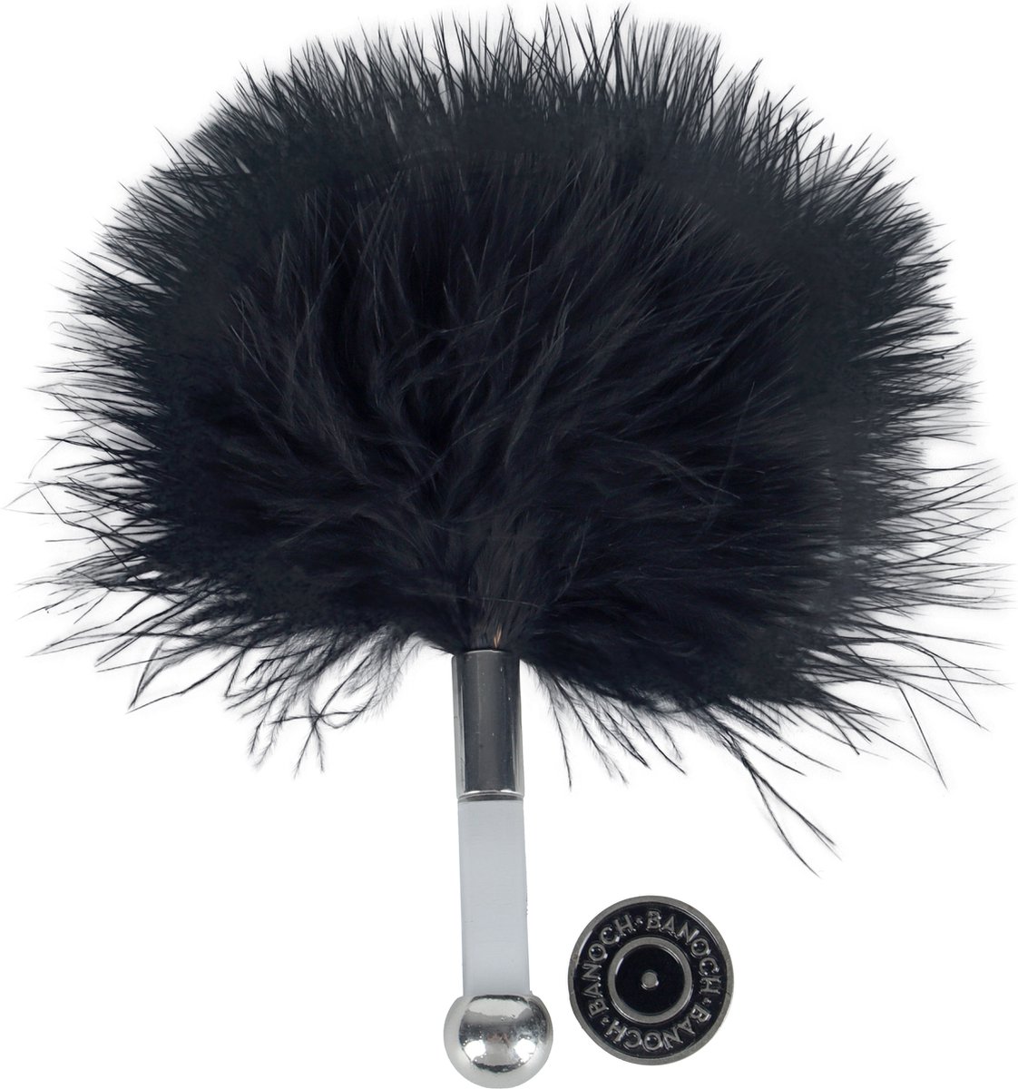 Goedkoopste Banoch | Tantra feather black | zwarte streelveer