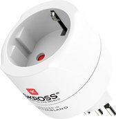 Skross 1.500272 Adaptateur de voyage Country Adapter Europe to Siss+Italy+Brazil