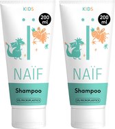 Naïf - Voedende Shampoo Voordeelset - Voor Kinderen - met Natuurlijke Ingrediënten - 2x200ml