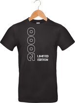 Limited Edition 2000 - T-shirt - 100% katoen - leeftijd - geboortejaar - verjaardag en feest - cadeau - kado - unisex - zwart - maat S