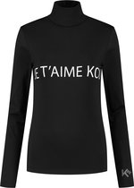 Kou Sportswear Thermoshirt - Dames - Shirt Je Taime Kou - - - Zwart - XL