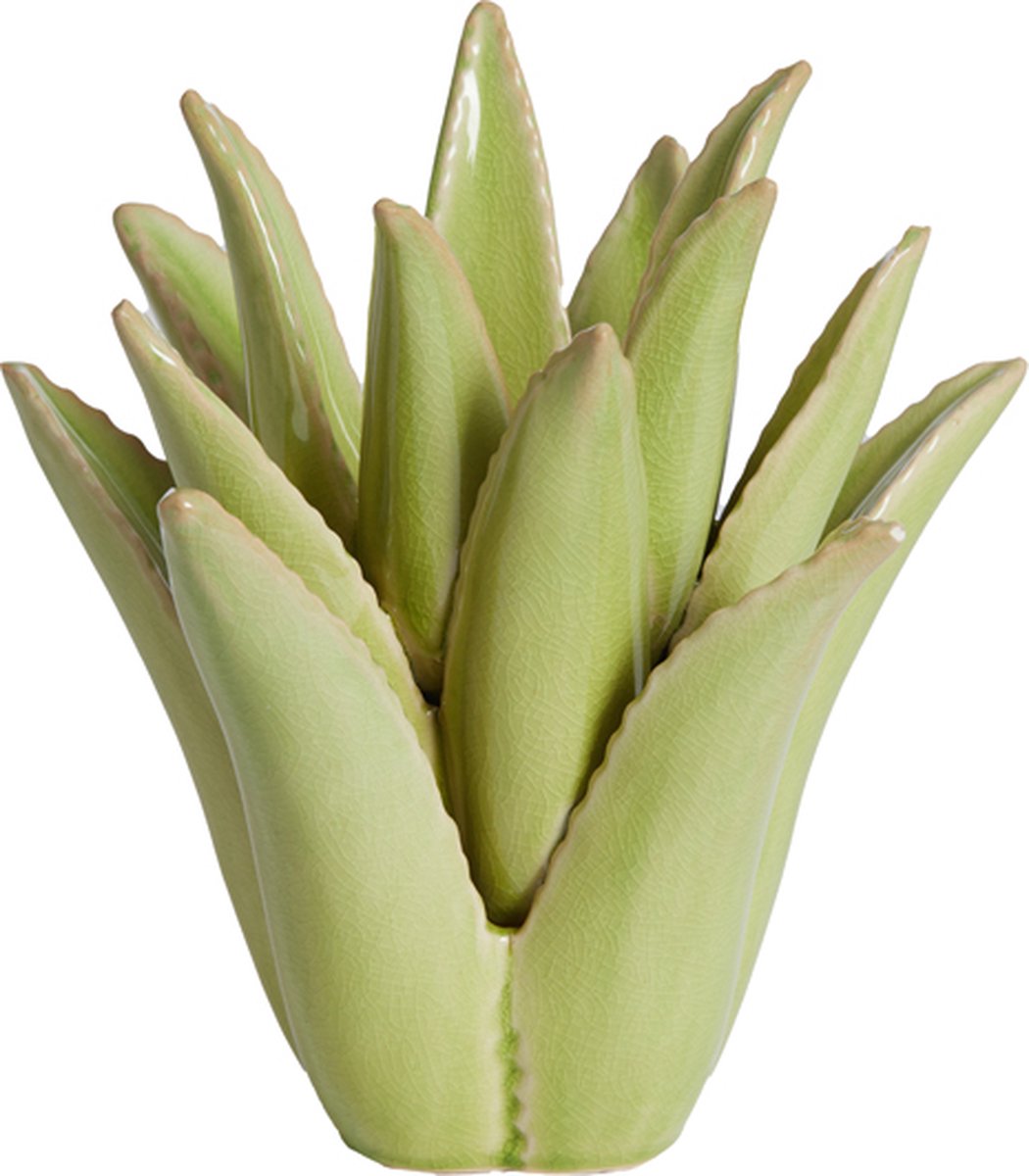 Light & Living Light&living Theelicht Ø21x21 cm CACTUS keramiek licht groen