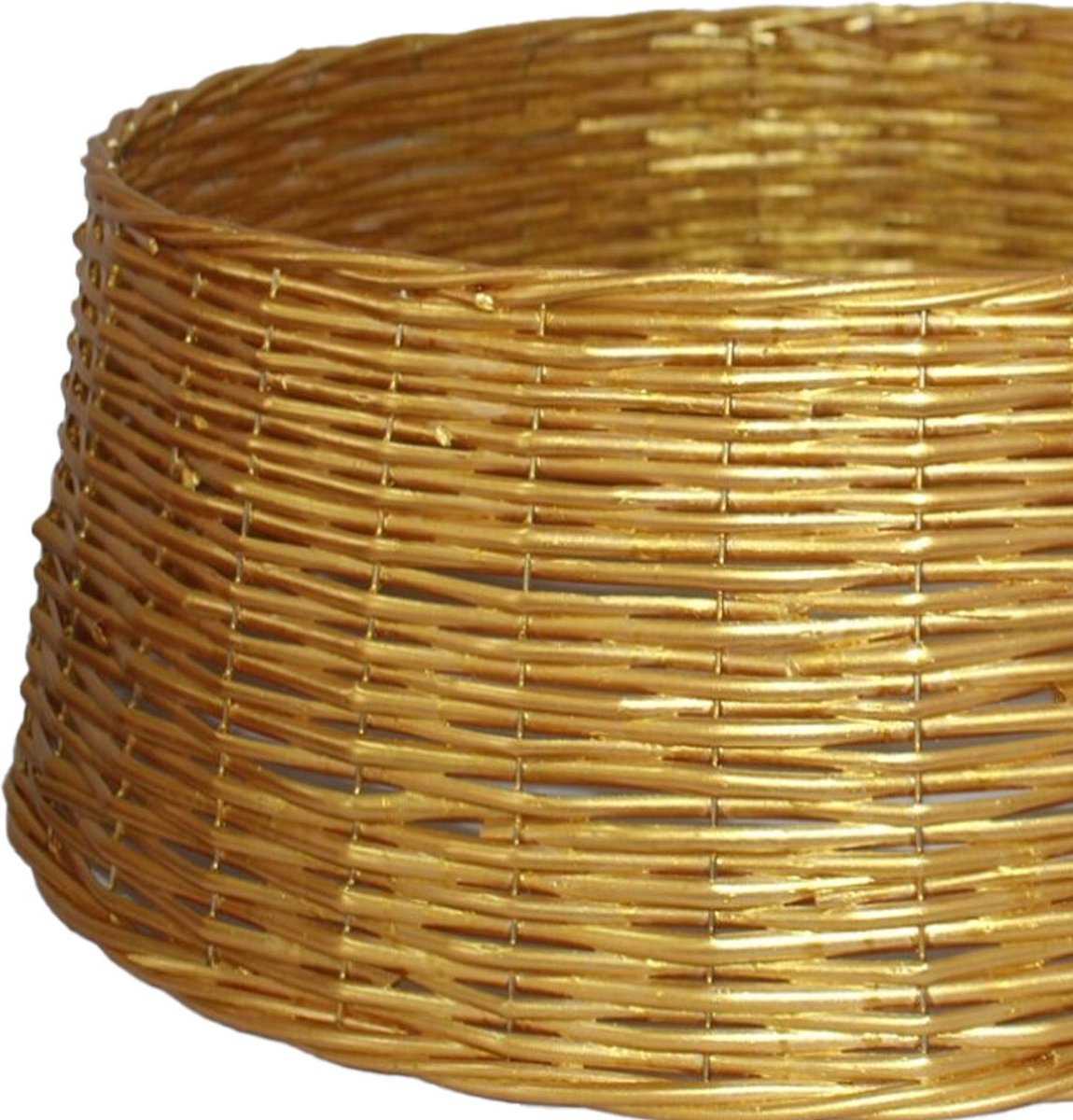 Gerimport Kerstboommand - goud - D58 x H24 - hout - voor kerstboom 210 cm – foto 2