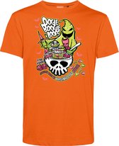 T-shirt kind Oogie Boogie Loops | Halloween Kostuum Voor Kinderen | Halloween | Foute Party | Oranje | maat 140