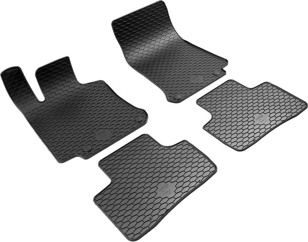 DirtGuard rubberen voetmatten geschikt voor Mercedes-Benz GLC/GLC Coupe 2015-2022, Mercedes-Benz EQC 05/2019-Vandaag