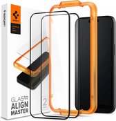 Geschikt voor Spigen AlignMaster Apple iPhone 15 Plus Tempered Glass 2 Stuks