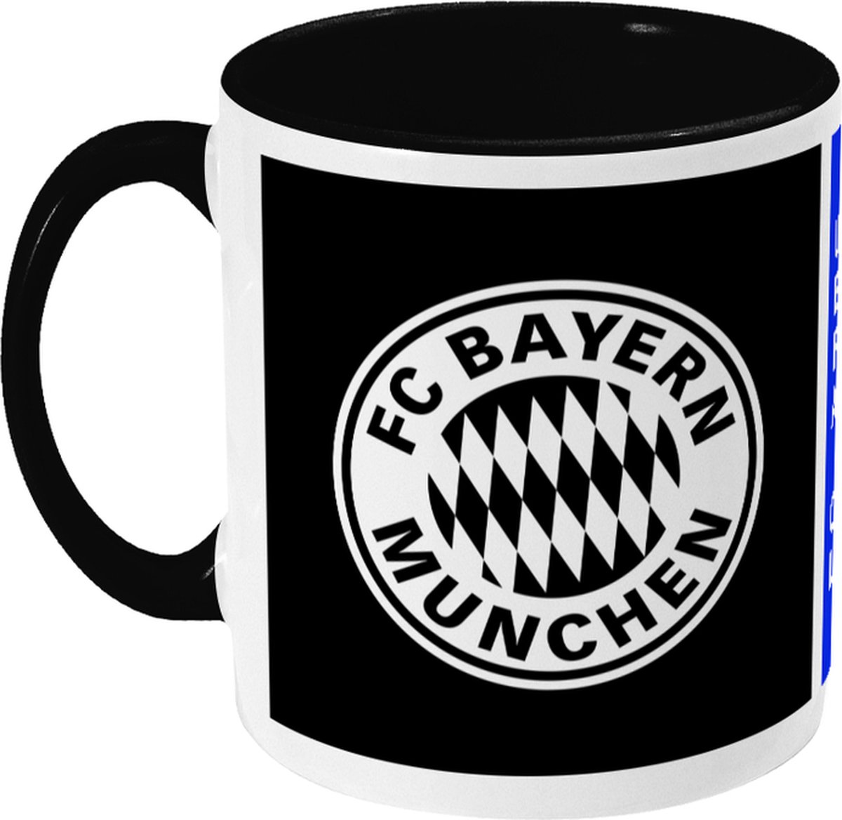 Bayern München Mok - Logo - Koffiemok - München - UEFA - Champions League - Voetbal - Beker - Koffiebeker - Theemok - Zwart - Limited Edition