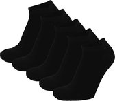 Chaussettes Chaussettes basses Femme - Zwart - Lot de 5 - Taille Chaussettes basses - Chaussettes Chaussettes basses Femme - Chaussettes basses Femme - Socquettes Femme Taille 39 42 - Apollo