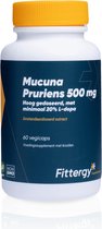 Fittergy Supplements - Mucuna Pruriens 500 mg - 60 vegicaps - Kruiden - vegan - voedingssupplement