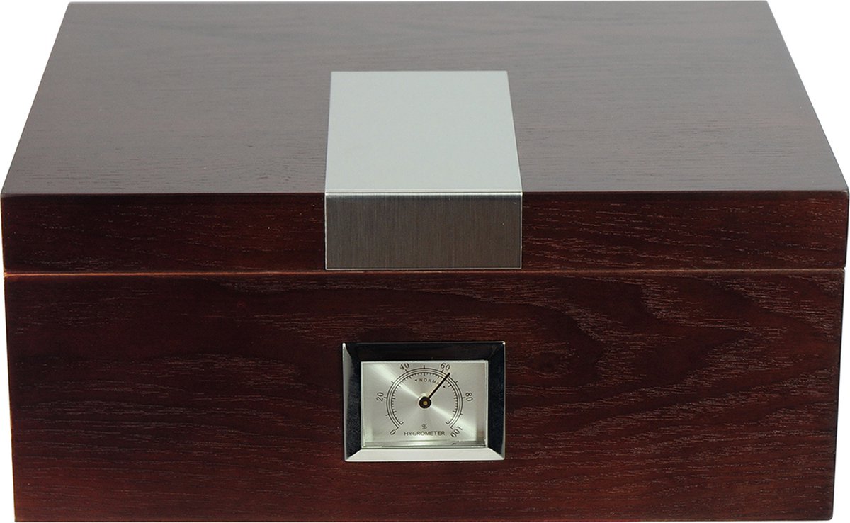 Goedkoopste Heritage Glasses - Humidor Sigarendoos Hout voor 50 Sigaren - Perfect Cadeau voor de Sigaren Liefhebber!