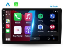 Boscer Autoradio 2Din Universeel - Android 15 - Apple Carplay & Android Auto - 10.1 Inch HD Touchscreen - GPS Navigatiesysteem - 2+64GB - Externe Microfoon & Achteruitrijcamera