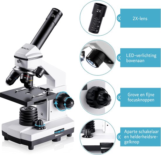 Mini Microscope Portable enfants et débutants 20X-40X