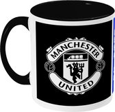 Manchester United Mok - Logo - Koffiemok - Manchester - UEFA - Champions League - Voetbal - Beker - Koffiebeker - Theemok - Zwart - Limited Edition