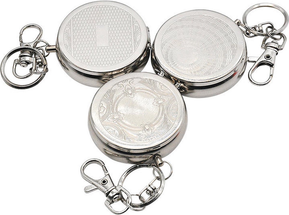 Mini Cendrier De Poche Métallique Avec Porte-Clés - Cendrier Portable Pour Fumeurs
