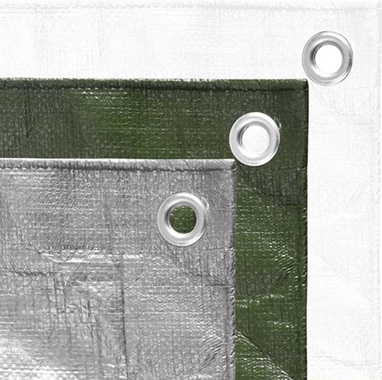 The Living Store Grijs 3 x 3 m - HDPE - Résistante à l'eau