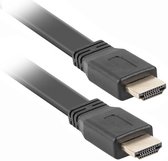 Lanberg - Platte videokabel HDMI-A male 2.0 4K Lanberg 5m