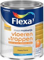 Flexa Mooi Makkelijk - Vloeren & Trappen Zijdeglans - Happy Flame - 0,75l