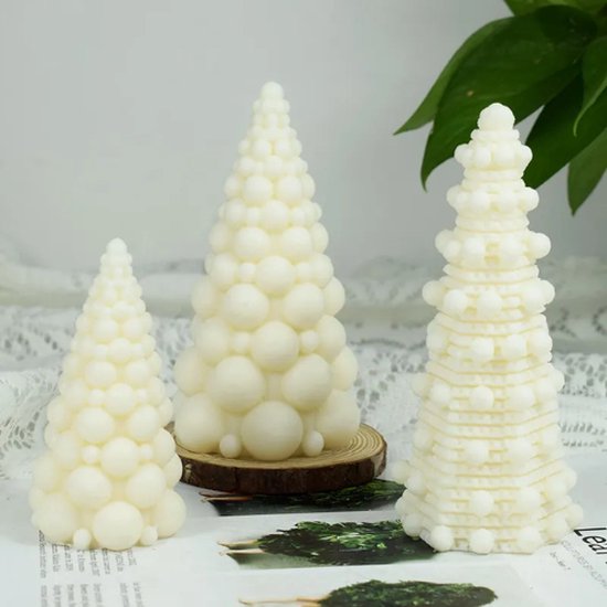 Moule Silicone Sapin Boule – Bougies DIY Noël