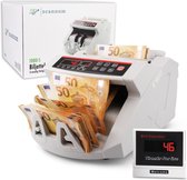 SCANNUM® - Compteuse de billets - Détection de faux billets en 3 volets - 1000 billets/minute - Levier - Compteuse de billets - Machine à compter l'argent - Compteuse de billets