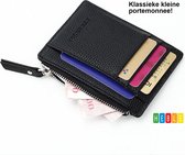 Mini-Portefeuille/Porte-carte de crédit/Porte-cartes - Trendy & Zwart - de Heble®