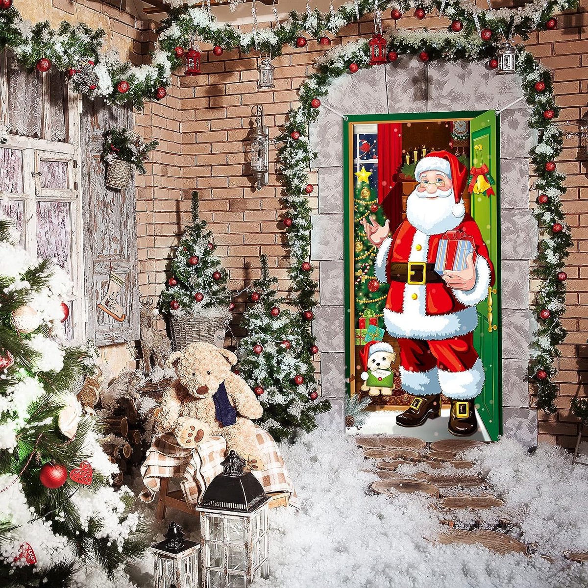 Mini Knutselkit kerstman deur Op vakantie | Knutselwinkel VBS Hobby